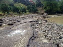 La corriente derriba postes de electricidad y árboles. NTX / J. Pazos
