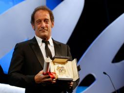 El actor interpreta en la película 'La ley del mercado', a un desempleado de larga duración, que encuentra trabajo en un supermercado. AFP / V. Hache