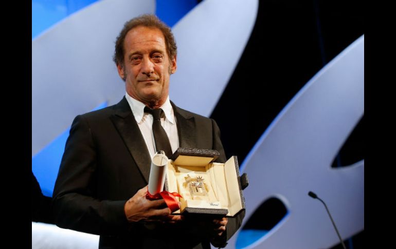 El actor interpreta en la película 'La ley del mercado', a un desempleado de larga duración, que encuentra trabajo en un supermercado. AFP / V. Hache