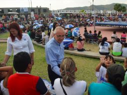 Martínez Mora se reunió con habitantes del Fraccionamiento Valle de Los Molinos. ESPECIAL / Luis Guillermo Martínez Mora