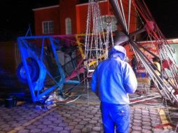 En el lugar pobladores exigen la detención del encargado de la feria. TWITTER / @iberomed