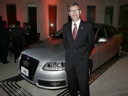Walter Hanek, director de Audi México,dijo que tienen la intención de expandir la red de concesionarios y ofrecer más puntos de venta. SUN / JMA