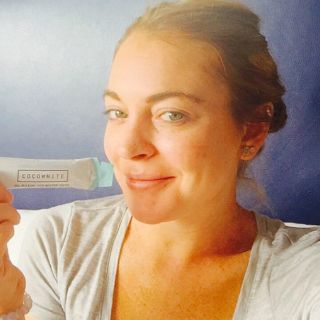 Lindsay Lohan se luce sin maquillaje