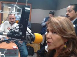 Celia Fausto se comprometió con la movilidad no motorizada. TWITTER / @celiafausto