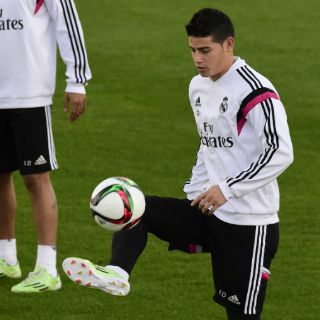 James Rodríguez agradece a Ancelotti