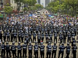 Tras la movilización de taxistas este lunes, el gobierno capitalino se comprometió a escuchar sus demandas. SUN / F. Ramírez