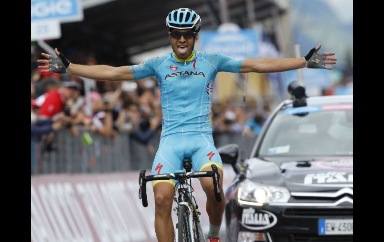 Mikel logró su segundo triunfno en este Giro de Italia. AFP / L. Benies