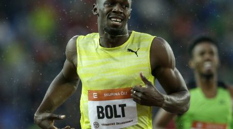 Bolt dijo estar contento en Ostrava, uno de sus sitios favoritos. AP / P. D. Josek
