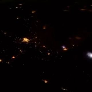 Astronauta capta tormenta eléctrica sobre México