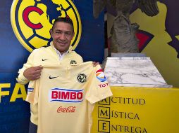 Esta mañana fue presentado Ignacio Ambriz como técnico de las Águilas. MEXSPORT / J. Ramírez