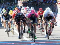 Sacha se hizo con su segundo triunfo de etapa. AFP / L. Benies