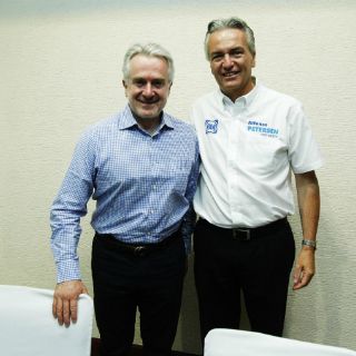 Santiago Creel ofrece su apoyo a Alfonso Petersen