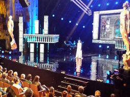 Blanca Guerra, presidenta de la AMACC, ofreció un discurso al inicio de la ceremonia para dar la bienvenida a los asistentes. TWITTER / @FICM