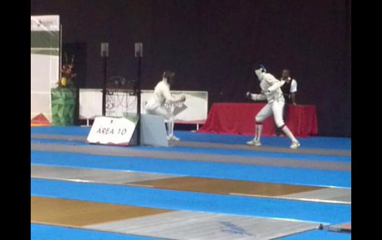 Para este jueves continuarán los combates de esgrima. TWITTER / @CODEJALISCO