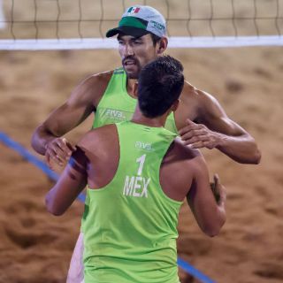 Dupla mexicana inicia su actuación en el Grand Slam de Voleibol