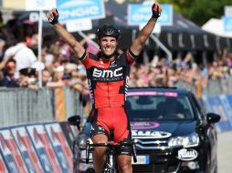 El ciclista belga suma su segundo podio del Giro. AFP / L. Benies