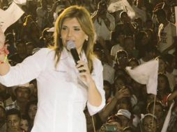 Pavlovich Arellano argumenta que su propuesta es el 'verdadero cambio'. TWITTER / @claudiapavlovic