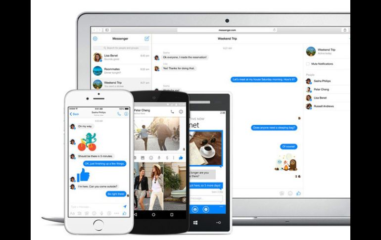 Compartir la ubicación en tus redes sociales podría hacerte vulnerable a rastreos. ESPECIAL / messenger.com