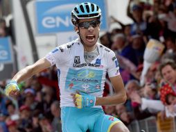 Aru recortó a 4:37 su distancia con el primer lugar, Contador. AP / D. dal Zennaro