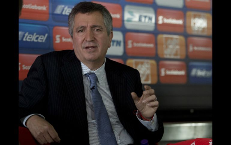 El empresario mantiene pleito legal con su todavía esposa, por la empresa. MEXSPORT / ARCHIVO