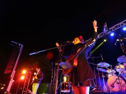 La cantautora se dijo complacida de estar en el Festival y que pese al clima, había disfrutado su participación. EL INFORMADOR / P. Franco