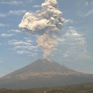 El Popocatépetl emite 94 exhalaciones de baja intensidad