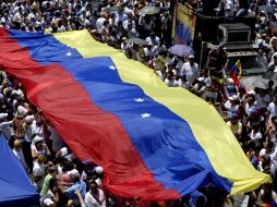 Al grito de 'y va caer y va caer, este gobierno va caer', los manifestantes exigían la liberación de los opositores presos. AFP / F. Parra