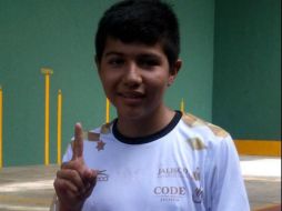 Jesús Hernández obtiene la primera presea de oro en la categoría Infantil C. TWITTER / @CODEJALISCO