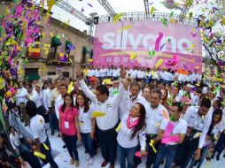 Aureoles afirma que en su recorrido por el estado no percibió 'focos rojos'. TWITTER / @prensa_silvano