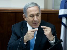 Netanyahu realizó los comentarios el domingo en una reunión de su nuevo gabinete. AFP / M. Kahana