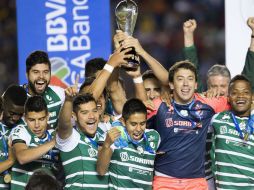 Este es el quinto título de los laguneros en la historia y el primero del técnico Caixinha en el futbol local. MEXSPORT / O. Aguilar