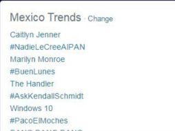 A las 14:30 horas este era el segundo tema más comentado a nivel nacional TWITTER /