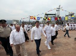 Sandoval Díaz se encuentra en una gira de trabajo por Puerto Vallarta. ESPECIAL / Gobierno de Jalisco