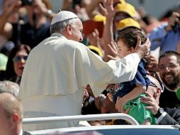 El Pontífice habló ante los peregrinos que asistían a la audiencia. EFE / A. di Meo