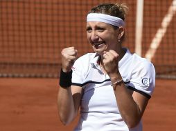 La suiza Timea Bacsinszky ocupa el puesto 24 de la WTA. AFP / M. Medina