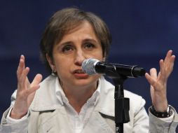 Será un tribunal colegiado en materia administrativa quien resuelva si da la razón a Carmen Aristegui o a MVS. NTX / ARCHIVO