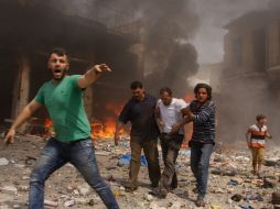 El OSDH critica el uso de barriles explosivos por tratarse de armas sin precisión alguna y cuyas principales víctimas son los civiles. AFP / K. Al-Masri