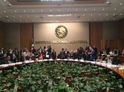 Recuerdan que en el caso de Guerrero, ante tomas de juntas distritales se acordó algo similar en diciembre pasado. TWITTER / @INEMéxico