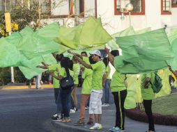 Miembros del PVEM se trasladaron a la casa de un candidato del PRI, pero los priistas también se acercaron. EL INFORMADOR / ARCHIVO