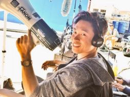 James Wan durante la filmación de 'Furious 7', la cual es la cuarta película de mayor recaudación en la historia. TWITTER / @creepypuppet