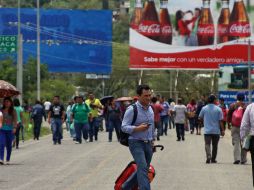 El aeropuerto suspendió los vuelos y cerró sus instalaciones, confirmaron fuentes de la terminal. AFP / P. Castellanos