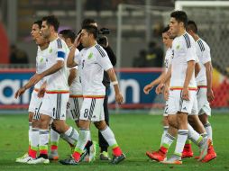 El último resultado del equipo mexicano fue un empate ante Perú. MEXSPORT / ARCHIVO