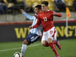 Argentina necesitaba un triunfo para meterse en la siguiente ronda sin depender de terceros. AFP / M. MELVILLE