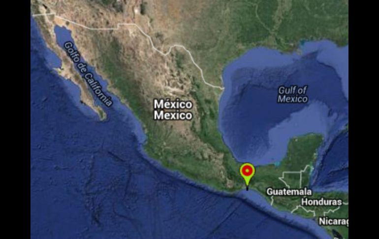 El primer sismo se presenta a cinco kilómetros de profundidad, mientras el segundo se presenta a diez kilómetros. ESPECIAL / ssn.unam.mx