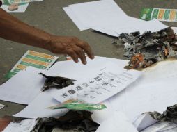 El organismo todavía no tiene la certeza de que las boletas hayan sido robadas por lo que las considera 'emproblemadas'. EFE / J. Méndez