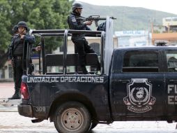 Patrullaje federal, estatal y municipal busca inhibir actos de violencia. AFP / P. Pardo