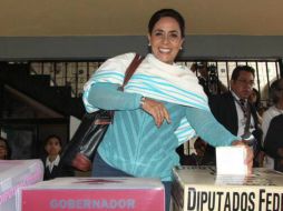 Calderón Hinojosa dijo estar preparada sólo para celebrar el triunfo. TWITTER / @AccionNacional