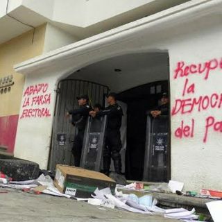 Una casilla es quemada en Ocosingo, Chiapas