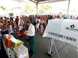 En la jornada electoral en Sonora se elaboraron seis millones 126 mil 658 boletas. NTX / J. Pazos