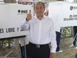 Se aclaró que los resultados no son oficiales, por lo que hay que esperar a que los den a conocer. NTX / I. Hernández